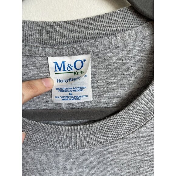 Vintage Blink 182 T-shirt Mens XL Concert Rock Tour Gray M&O Knits - Picture 3 of 6